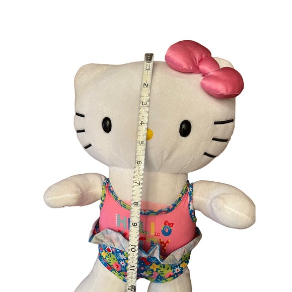 Build a Bear Hello Kitty Sanrio Summertime Plush with Swimsuit and Bow - Picture 5 of 13